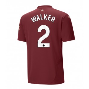 Manchester City Kyle Walker #2 Tredjetröja 2024-25 Kortärmad